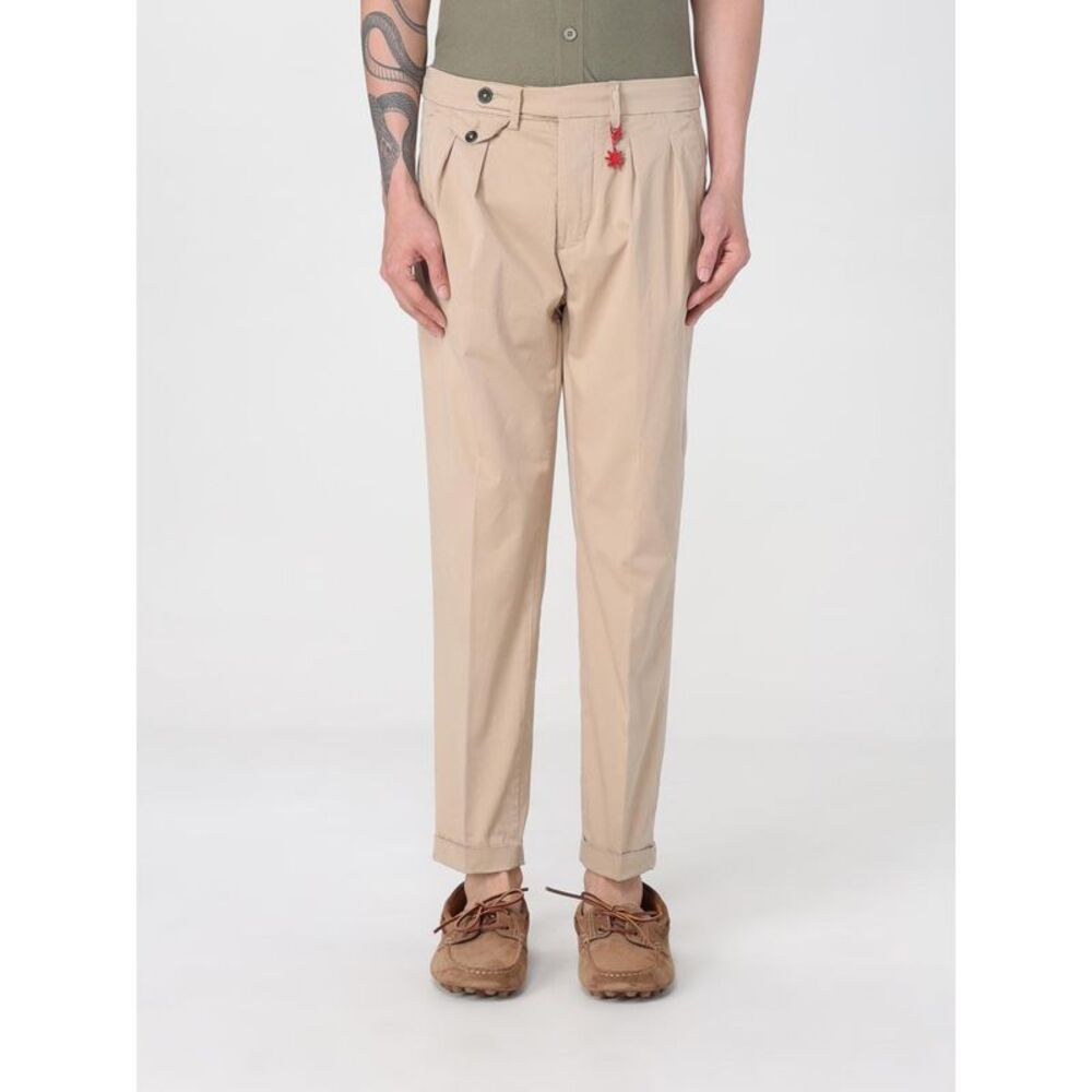 Manuel Ritz Pants Men Beige